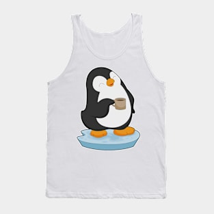 Penguin Coffee Cup Tank Top